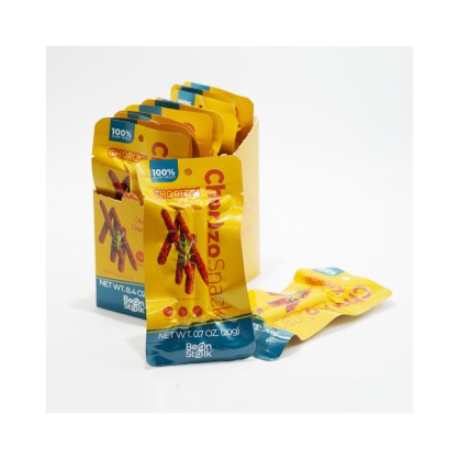 Snacks végétaux, style Chorizo, à base de soja 50 gr - BeanStalk