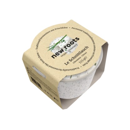 Vromage bio frais à la ciboulette 115 gr - New Roots