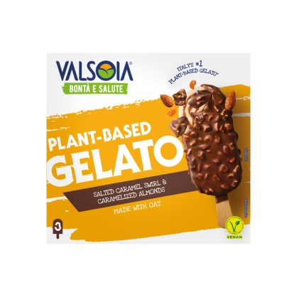 Bâtonnets glacés Caramel 240 gr - Valsoia