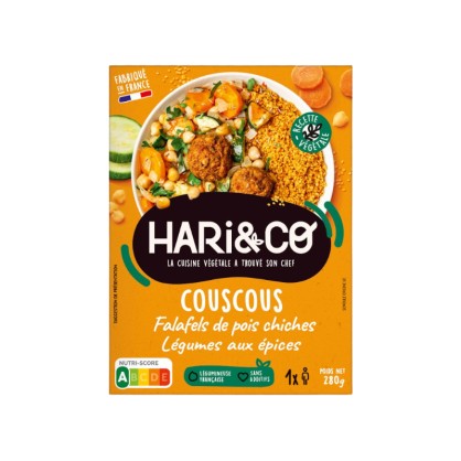 Couscous aux falafels de pois chiches 280 gr - Hari&Co