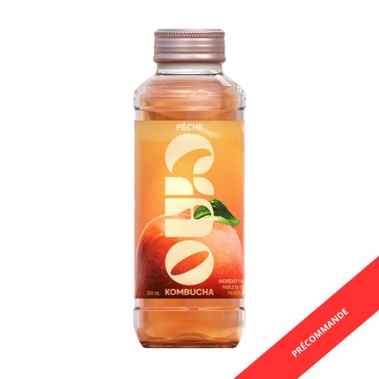 Kombucha à la pêche 33 cl - Ciao Kombucha