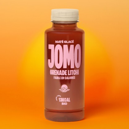 Maté glacé grenade litchi BIO 35 cl - JOMO - vegetalfood