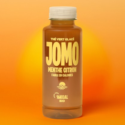 Thé vert glacé menthe citron BIO 35 cl - JOMO - vegetalfood