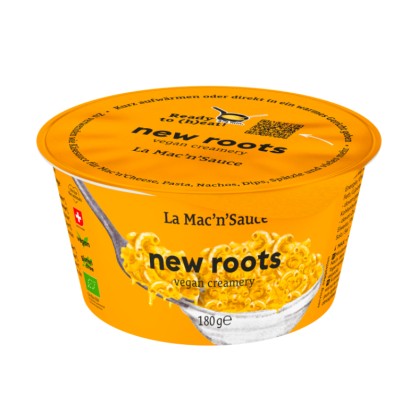 La Mac'n'Sauce, sauce fromagère végétale BIO 180 gr - New Roots