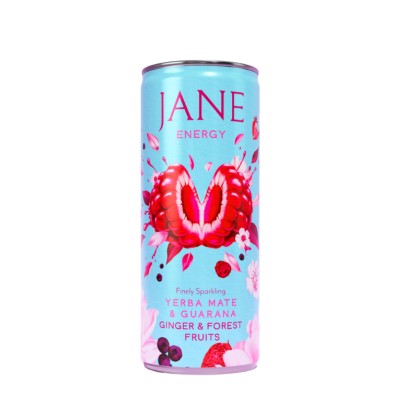 Boisson Energy Gingembre Fruits Rouges 25 cl - JANE - vegetalfood