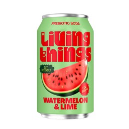 Soda Pastèque Citron vert 33cl - Living Things - vegetalfood