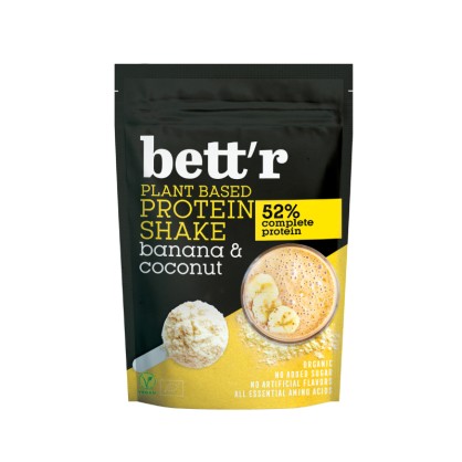 Protein shake Banane & Noix de coco Bio 450 gr - Bett'r
