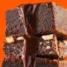 Barre Brownie Noisette Caramel 45 g - Fizi - vegetalfood
