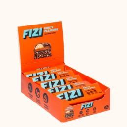 Barre Brownie Noisette Caramel 45 g - Fizi - vegetalfood