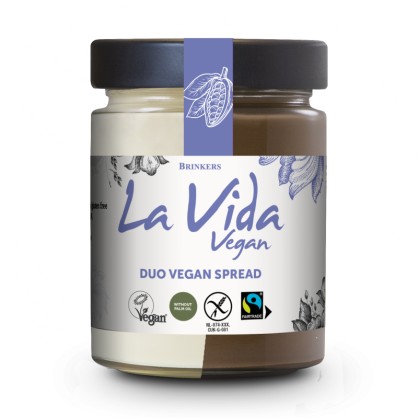 Pâte à tartiner Duo Avoine Chocolat 270 gr BIO - La Vida Vegan - vegetalfood