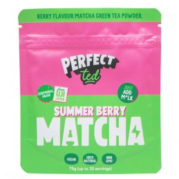 Matcha en poudre saveur Fraise 75 g – PerfectTed - vegetalfood