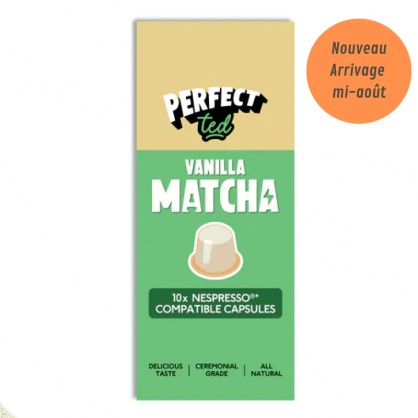 Capsules Nespresso Matcha Vanille 15g  – PerfectTed - vegetalfood