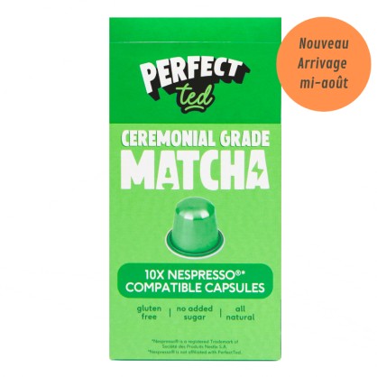 Capsules Nespresso Matcha Cérémonie 15g  – PerfectTed - vegetalfood