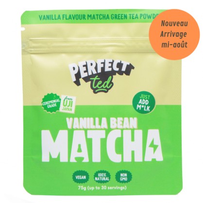 Matcha en poudre saveur Vanille 75 g – PerfectTed - vegetalfood