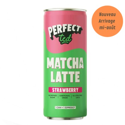 Matcha Latte Fraise 250 ml – PerfectTed - vegetalfood
