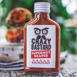 Sauce Piquante Superhot Reaper 100ml - Crazy Bastard Sauce - vegetalfood