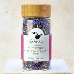 Mélange de pétales de fleurs séchées Nuit étoilée 5 g – Vanissa - vegetalfood