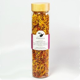 Mélange de pétales de fleurs séchées Crépuscule 10 g – Vanissa - vegetalfood