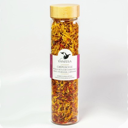Mélange de pétales de fleurs séchées Crépuscule 10 g – Vanissa - vegetalfood