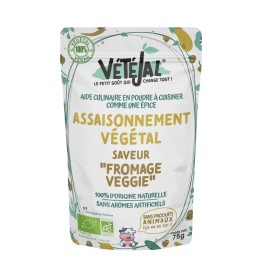 Assaisonnement végétal saveur Fromage affiné 75 g - Vétéjal  vegetalfood