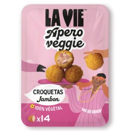 Croquetas au jambon végétal 140 g - La Vie - vegetalfood