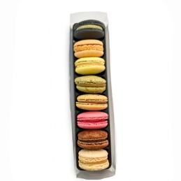 Boîte 8 macarons vegan - Chef Vegan - Vegetalfood