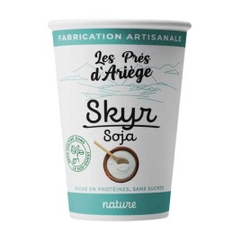 Skyr nature au soja BIO 400 g - Les Prés d'Ariège