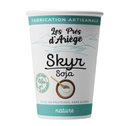 Skyr nature au soja BIO 400 g - Les Prés d'Ariège