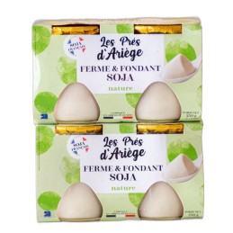 Soja ferme et fondant nature BIO 2 x 125 g - Les Prés d'Ariège