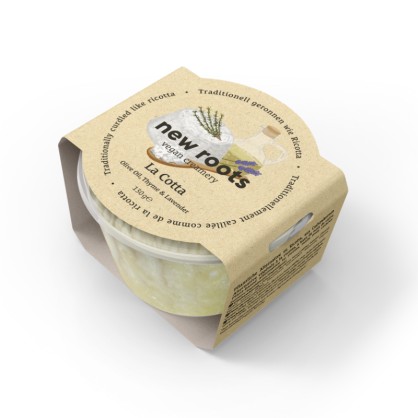 DATE COURTE - La Cotta à l'huile d'olive Thym & Lavande BIO 130 gr - New Roots
