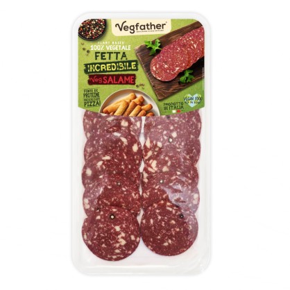 Salami vegan en tranches BIO 90g - Vegfather - vegetalfood