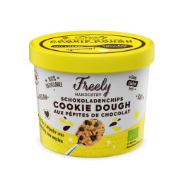Cookie dough aux pépites de chocolat BIO 90 g - Freely Handustry - vegetalfood