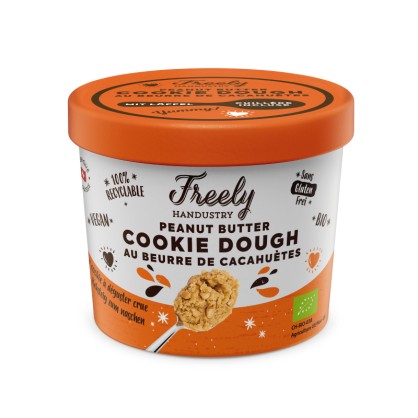 Cookie dough au beurre de cacahuètes BIO 90 g - Freely Handustry - vegetalfood