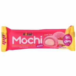Minis Mochis Strawberry Cheesecake 40 gr - Royal Family - vegetalfood