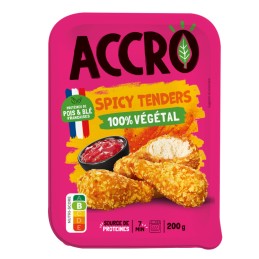 Spicy Tenders 200 g - Accro - vegetalfood