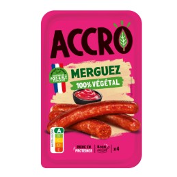 Merguez végétales 200 g - Accro - vegetalfood