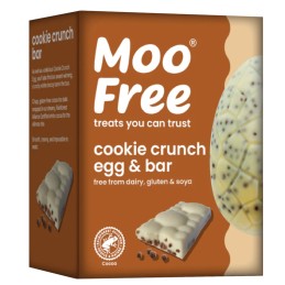 Oeuf de Pâques Cookie Crunch 135 g - Moo Free - vegetalfood
