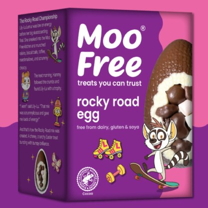 Oeuf de Pâques vegan Rocky Road 85 g - Moo Free - vegetalfood