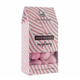 Meringues vegan à la framboise 25g - London Apron - vegetalfood