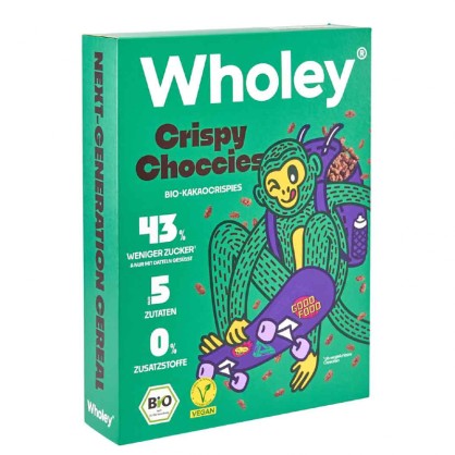 Céréales Crispy Choccies BIO - Wholey - vegetalfood