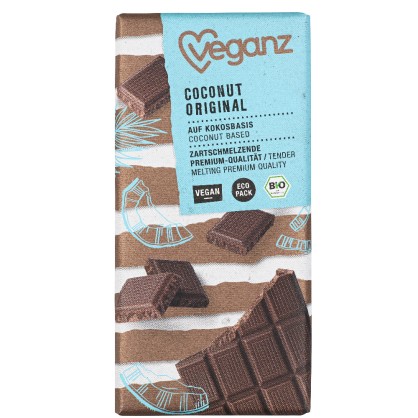 Tablette de Chocolat à la Coco Bio - Veganz
