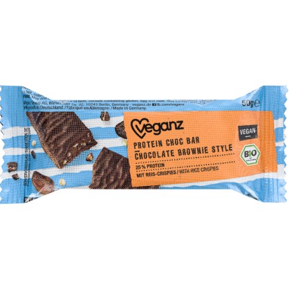 Barre Protéinée Chocolat et Brownie Bio - Veganz