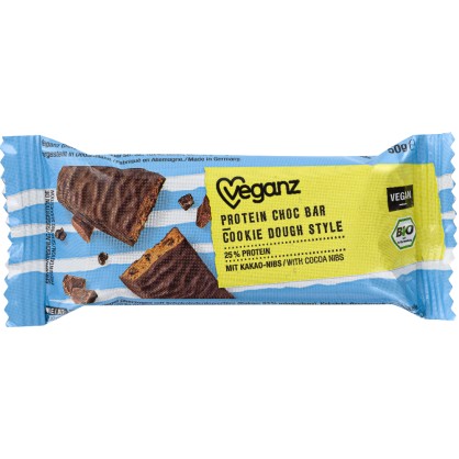 Barre Protéinée Chocolat et Cookie Dough Bio - Veganz