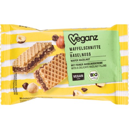 Gaufrette Bio à la noisette 22 gr - Veganz
