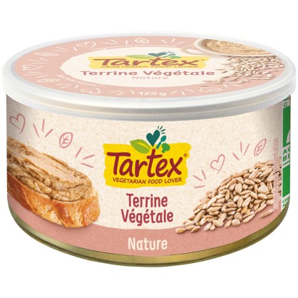 Terrine végétale Nature 125 gr - Tartex