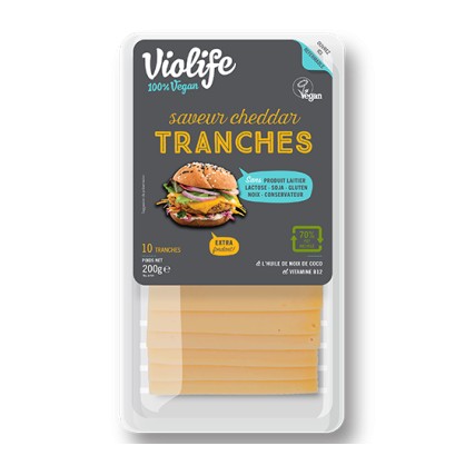 Violife Tranches saveur Cheddar 200 gr