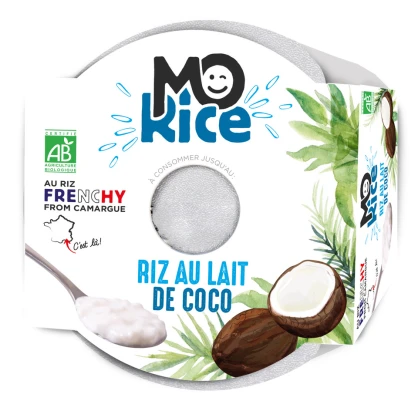 Riz au lait nature BIO 125 gr - Morice