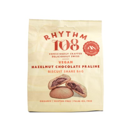 Biscuits Noisette Chocolat Praliné BIO 135 gr - Rhythm108