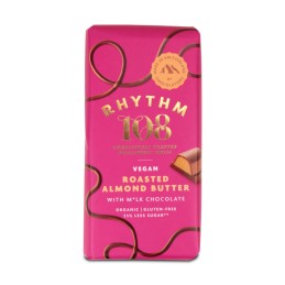 Tablette de Chocolat au lait vegan Beurre d'Amande Grillée BIO 100 gr - Rhythm108