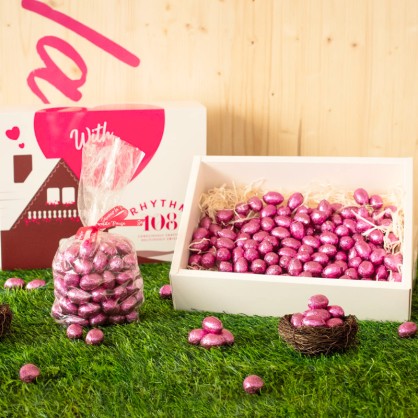 Mini Oeufs de Pâques Chocolat Truffe Noisettes BIO 500g - Rhythm108